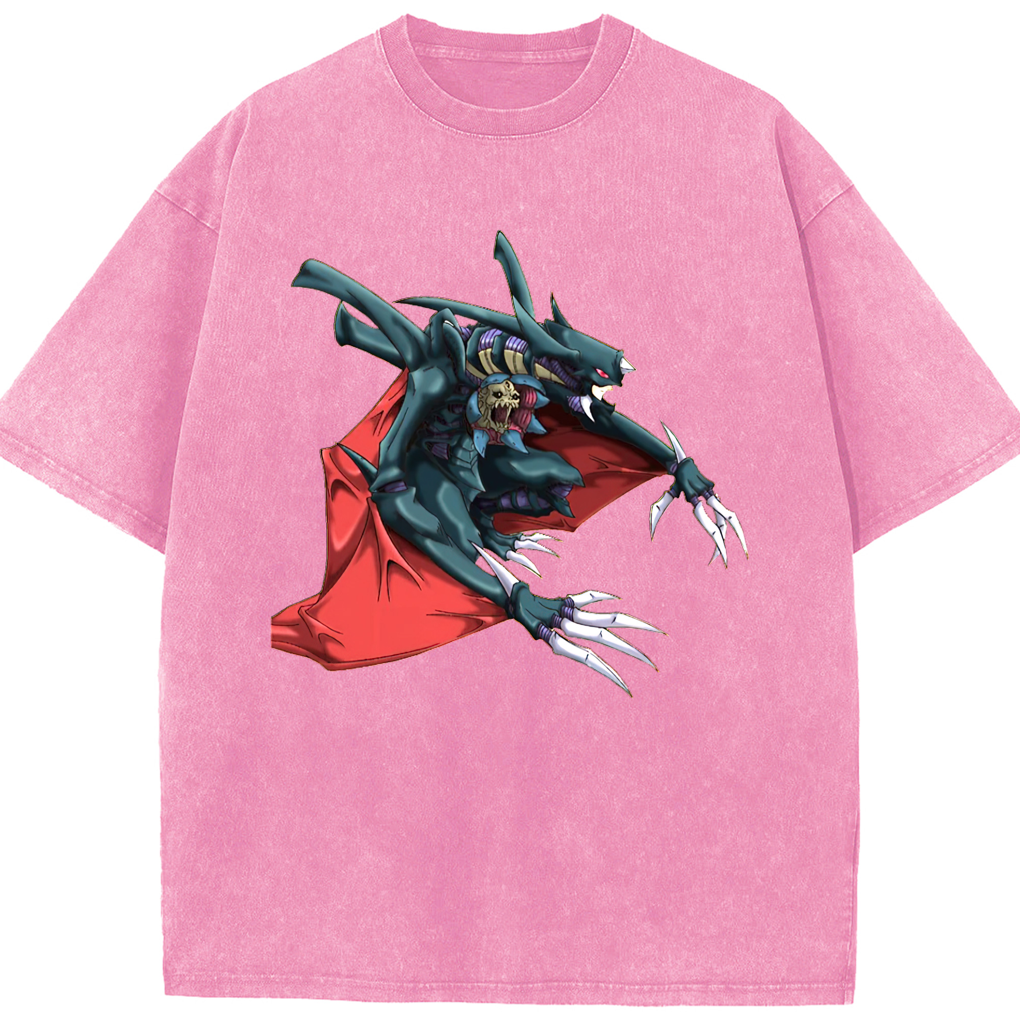 （画像用） 遊☆戯☆王 Yu-Gi-Oh! 綿100% ヴィンテージ風 半袖Tシャツ（フロントプリント）